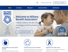 Tablet Screenshot of militarybenefit.org